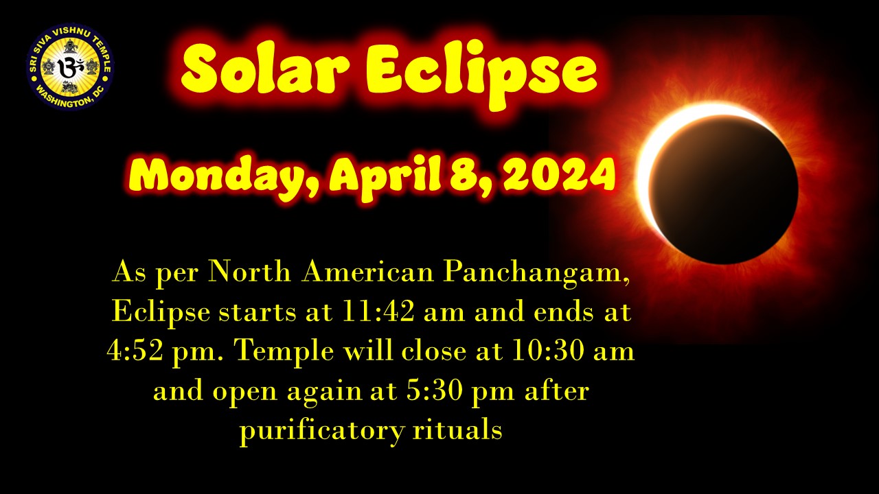 Solar Eclipse Sri Siva Vishnu Temple